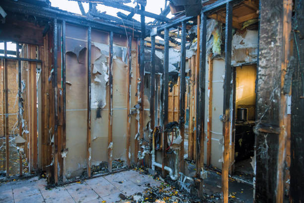 Professional Emergency Fire Cleanup technician working in Milltown, WI